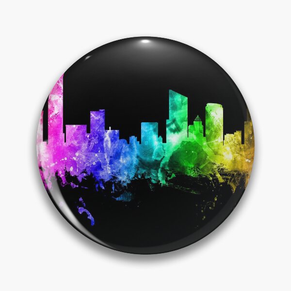 Item preview, Grand Rapids Michigan Skyline designed and sold by ArtPrints.