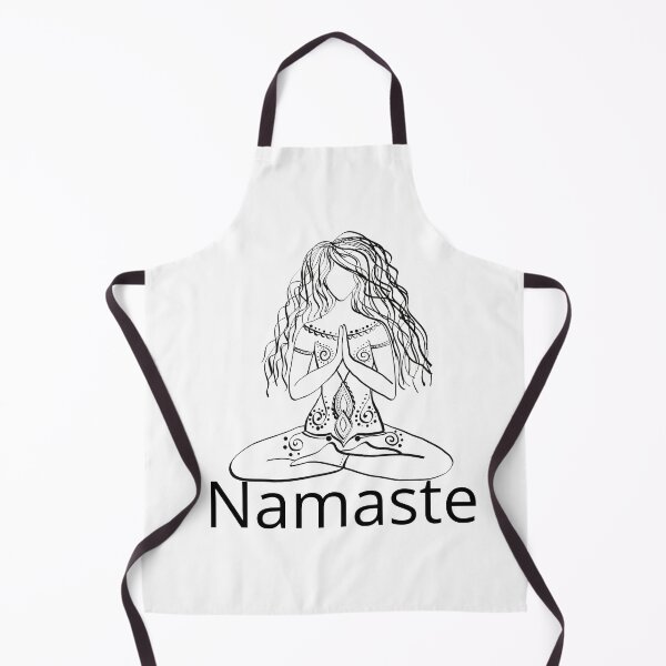 Item preview, Black and White Namaste Yoga design designed and sold by ashdenent.