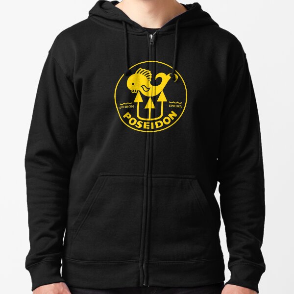 Poseidon Scuba Logo Zipped Hoodie