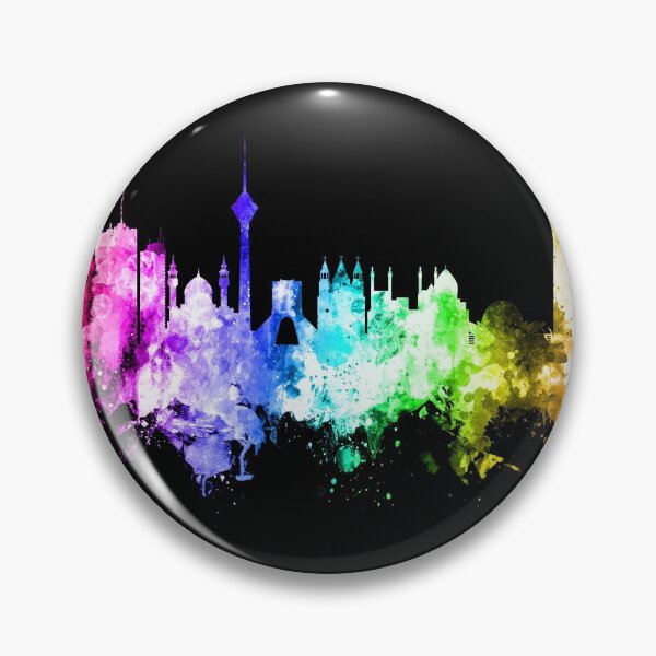 Item preview, Tehran Iran Skyline designed and sold by ArtPrints.