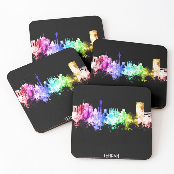 Item preview, Tehran Iran Skyline designed and sold by ArtPrints.