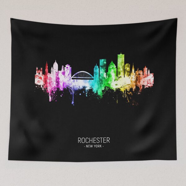 Artikelvorschau, Rochester New York Skyline entworfen und verkauft von ArtPrints.