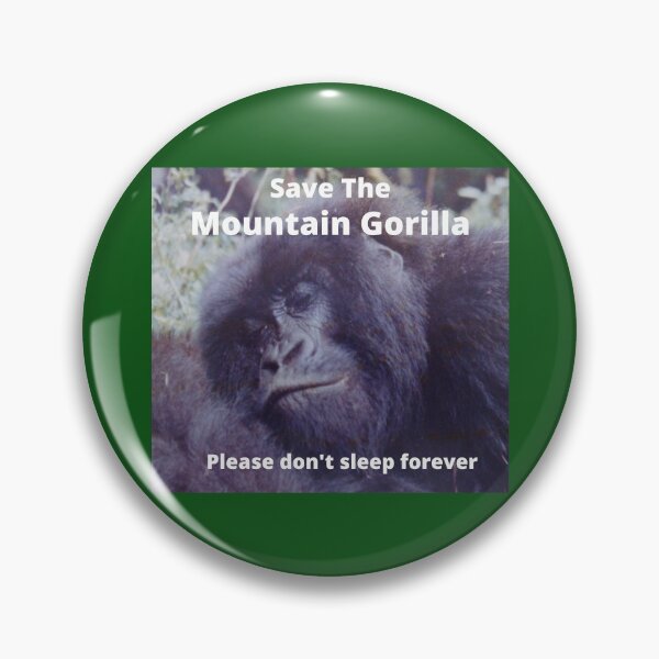 Item preview, Mountain Gorillas In Danger of Extinction  designed and sold by Bagsyrose.