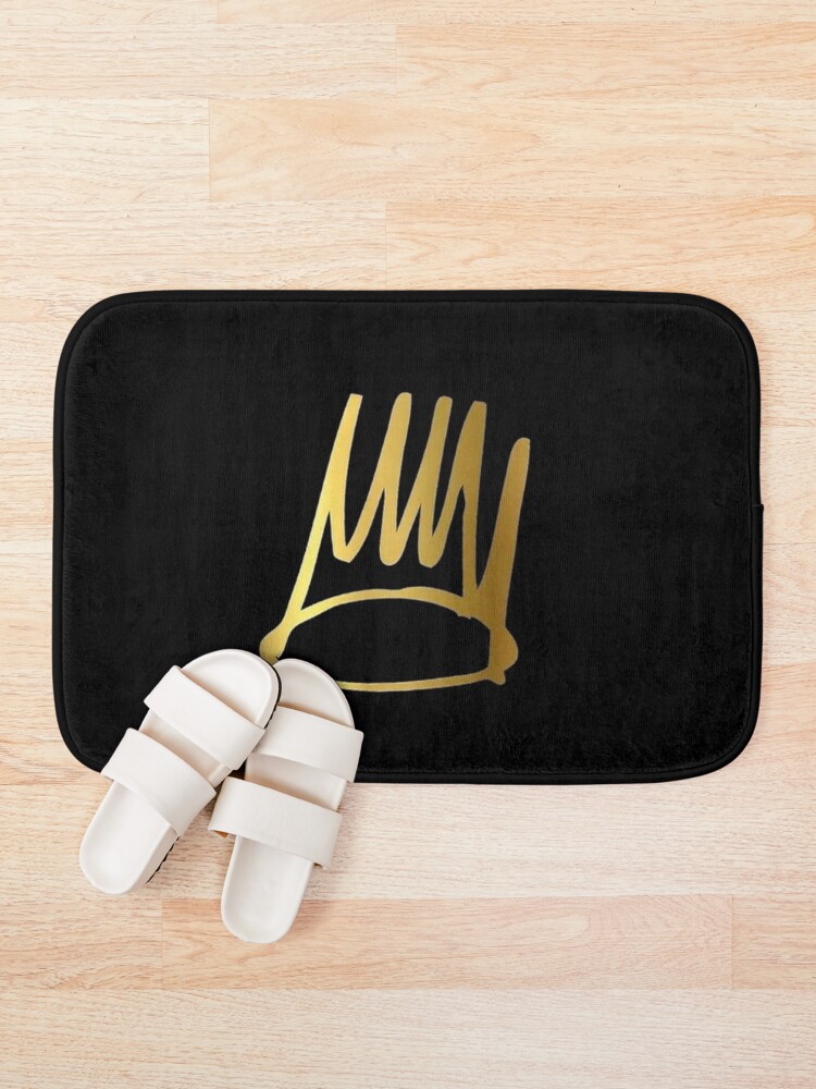 "J. Cole Born Sinner Crown" Bath Mat for Sale by Basi Redbubble