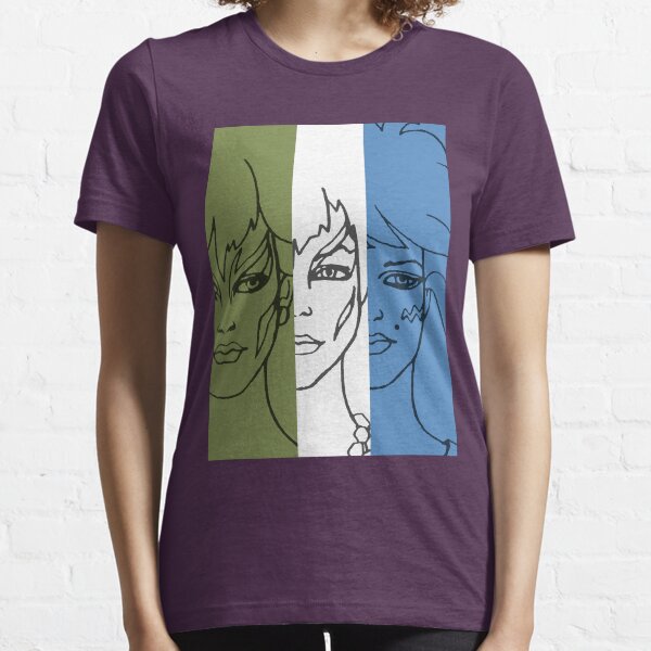 Jem and The Holograms - The Misfits Striped - Color Essential T-Shirt