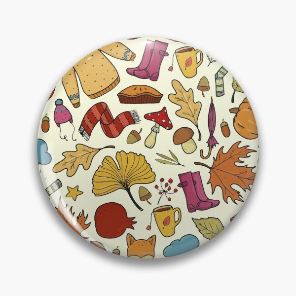 Item preview, Cozy Autumn Fall Season Elements designed and sold by Vector Scout Lab.