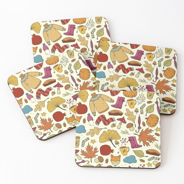 Item preview, Cozy Autumn Fall Season Elements designed and sold by Vector Scout Lab.