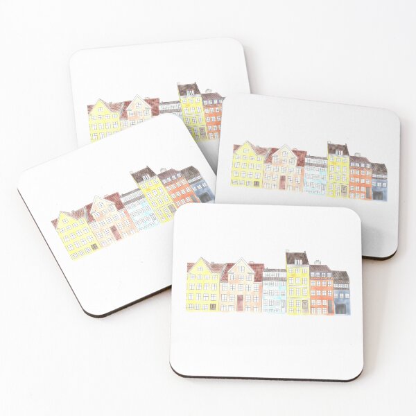 Item preview, Copenhagen Watercolour City  designed and sold by dariellene.