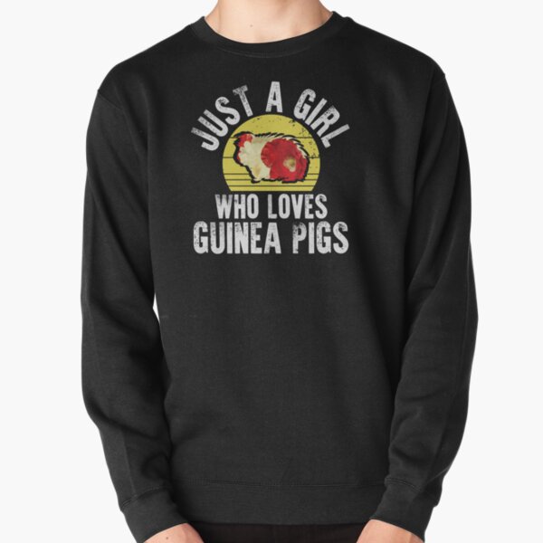Cool Gift for Animal Lover Cute Guinea Pig Owner Gift Pullover Sweatshirt
