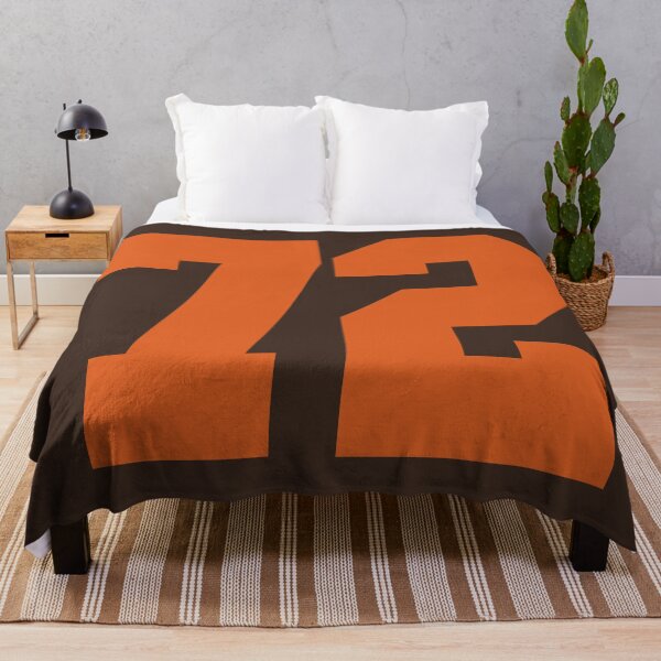 Item preview, 72 Number Cleveland Sports Seventy-Two Brown Jersey designed and sold by HelloFromAja.