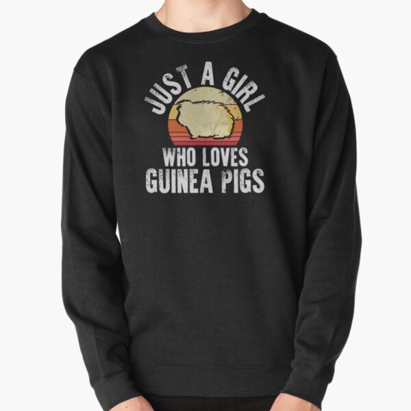Cool Gift for Animal Lover Cute Guinea Pig Owner Gift Pullover Sweatshirt