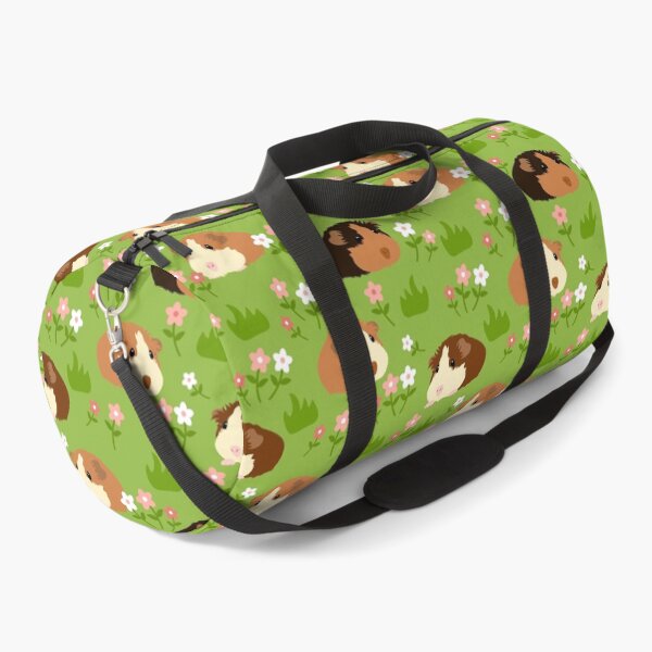 Item preview, Guinea Pig and Flowers - Green designed and sold by Lulupainting.