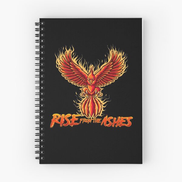 Item preview, Fire Phoenix Rise From The Ashes Graphic Quotes designed and sold by belmahdy.