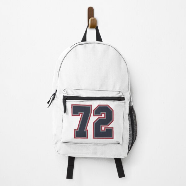 Item preview, 72 Navy Grey Red Sports Number Seventy-Two designed and sold by HelloFromAja.