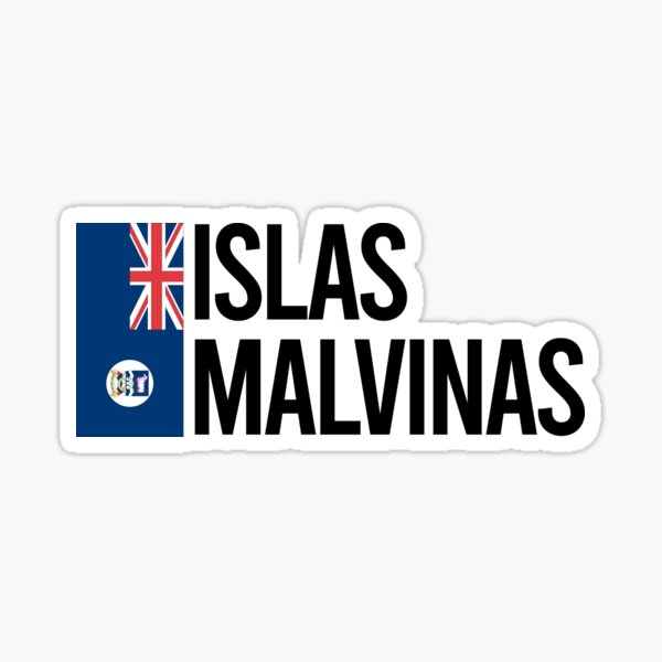 Islas Malvinas Minimal Design Collection Sticker For Sale By   St,small,507x507 Pad,600x600,f8f8f8 