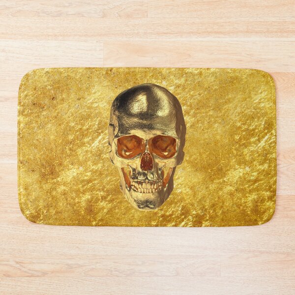 Item preview, Gold skull on gold background designed and sold by DotorEaon.