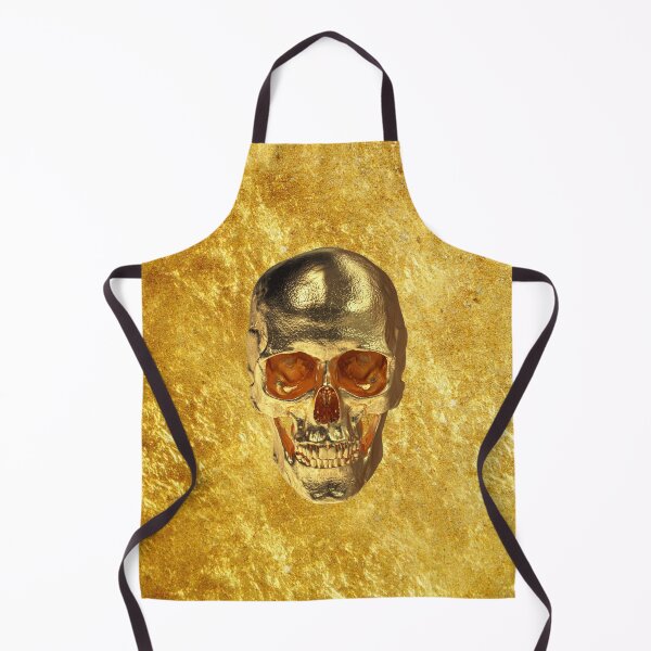 Item preview, Gold skull on gold background designed and sold by DotorEaon.