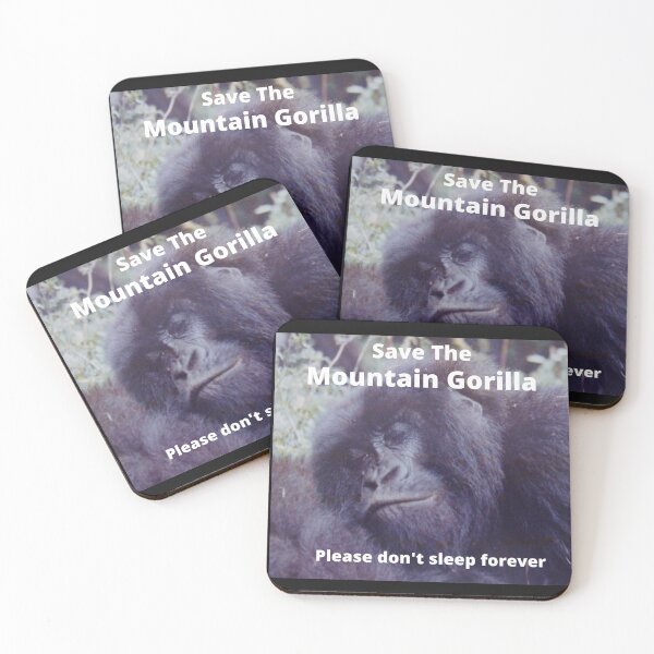 Item preview, Mountain Gorillas In Danger of Extinction  designed and sold by Bagsyrose.