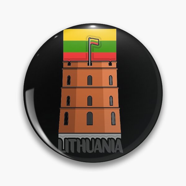 Item preview, Lithuania Souvenir Landmark, Lithuania Flag Travel designed and sold by TeeHome.
