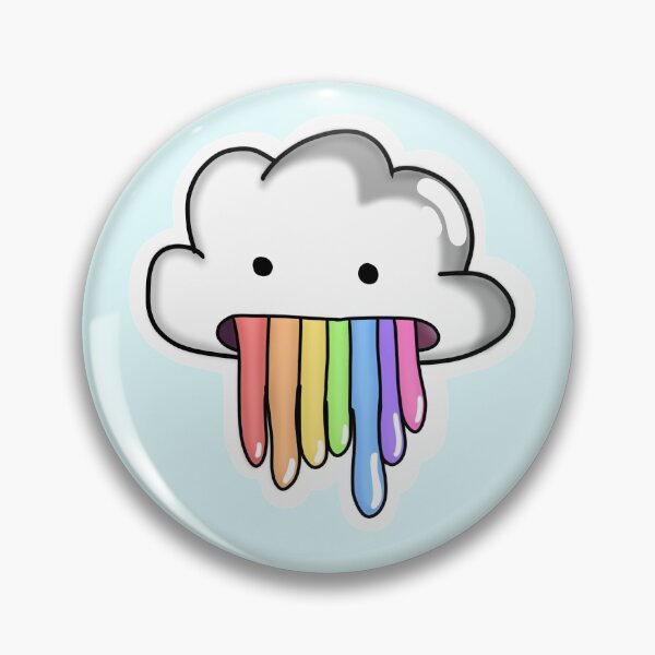 Item preview, Quirky Cloud Vomiting Rainbow designed and sold by SakuraKey.
