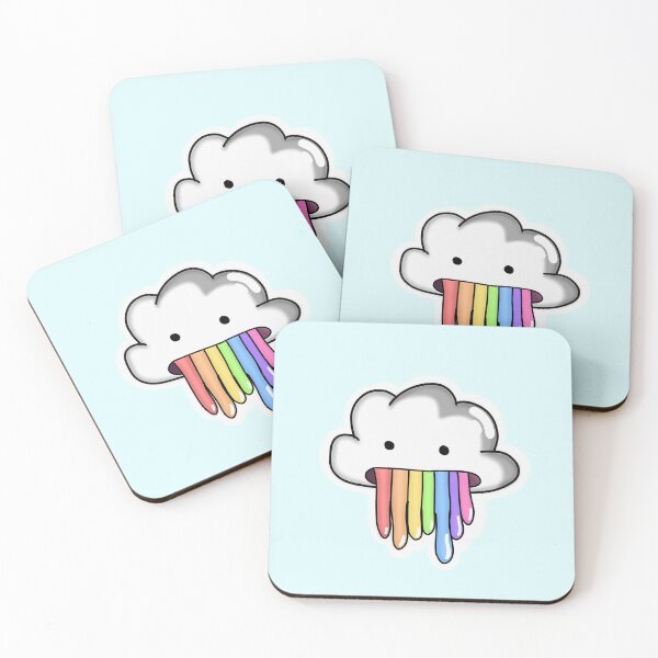 Item preview, Quirky Cloud Vomiting Rainbow designed and sold by SakuraKey.