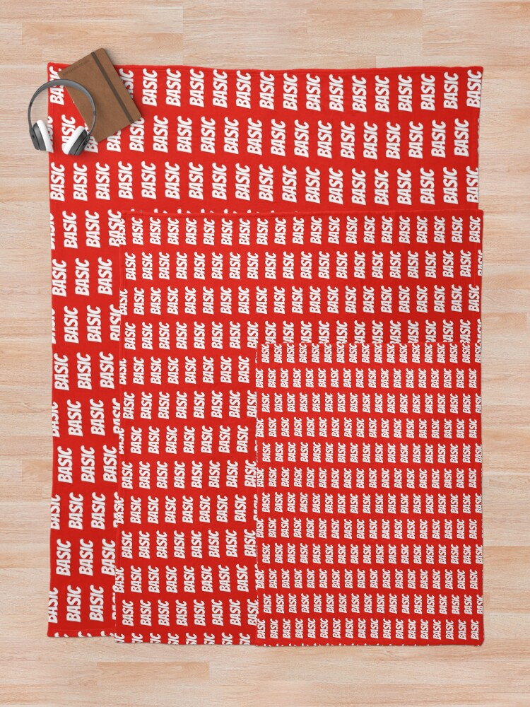 Aperçu 5 sur 6. Plaid avec l'œuvre Design Basic créée et vendue par sostar.