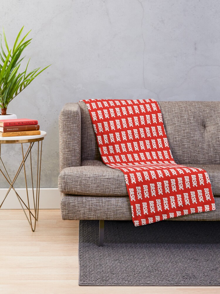 Aperçu 2 sur 6. Plaid avec l'œuvre Design Basic créée et vendue par sostar.