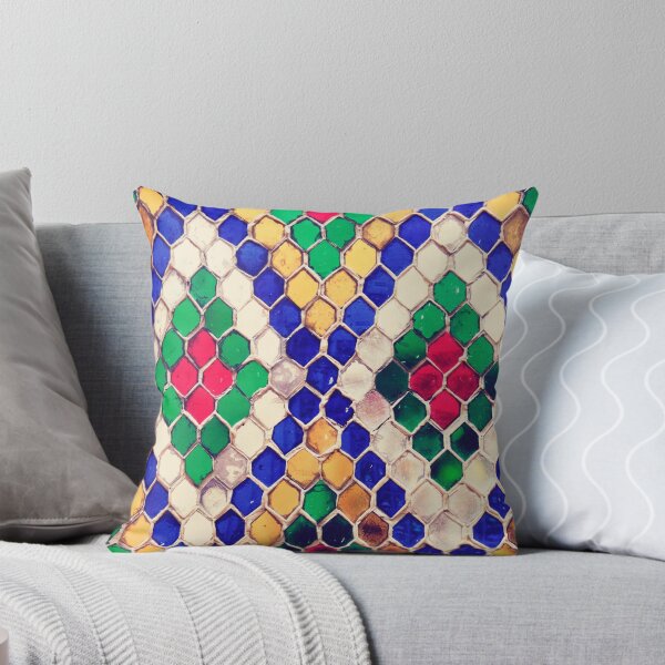 Item preview, Multi-colored Tiles in Diamond Pattern designed and sold by AlteredAtelier.