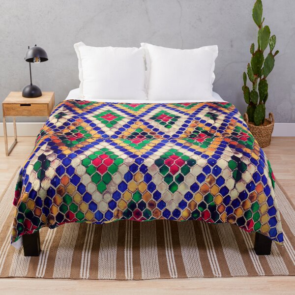 Item preview, Multi-colored Tiles in Diamond Pattern designed and sold by AlteredAtelier.
