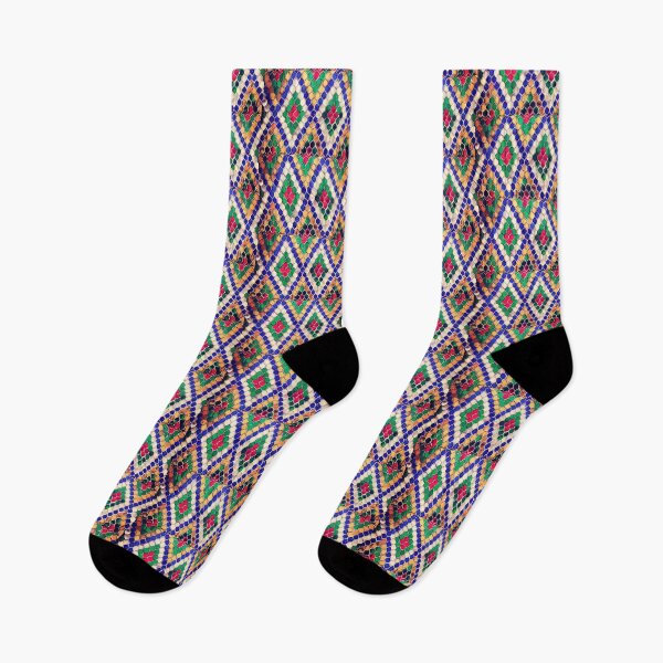 Item preview, Multi-colored Tiles in Diamond Pattern designed and sold by AlteredAtelier.