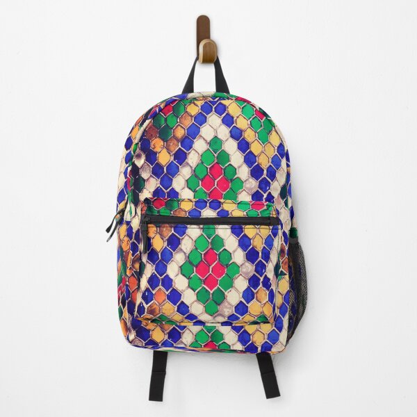Item preview, Multi-colored Tiles in Diamond Pattern designed and sold by AlteredAtelier.