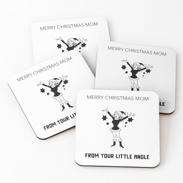 Item preview,  MERRY CHRISTMAS MOM | FROM YOUR LITTLE ANGLE designed and sold by Ashalcheema.