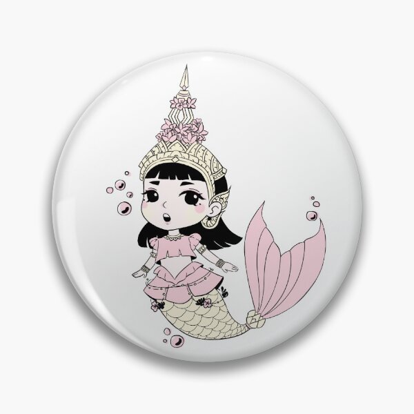 Item preview, Khmer Chibi Mermaid designed and sold by rothpieces.