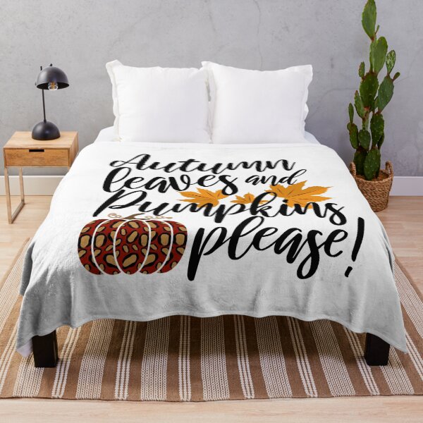 Item preview, Autumn Leaves And Pumpkins Please Fall design designed and sold by PlusAdore.