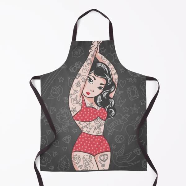 Item preview, Cute Tattoo Girl designed and sold by DopeTops.