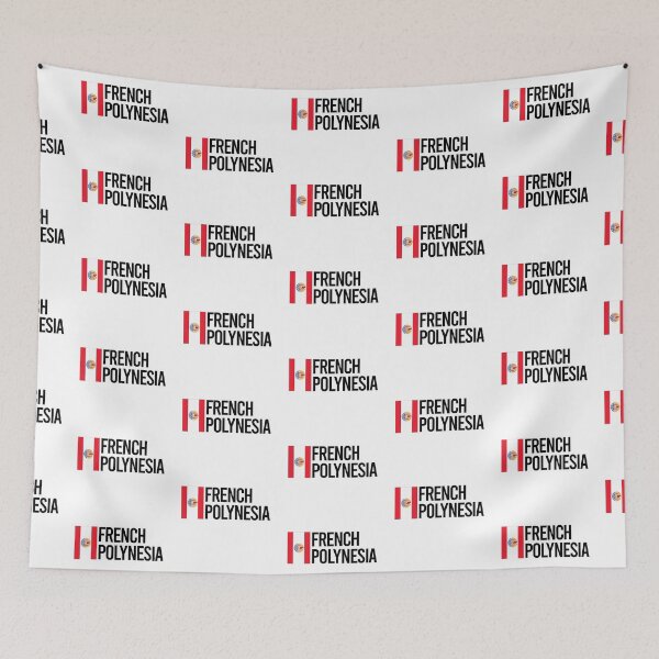 Item preview, French Polynesia Country Flag collection designed and sold by randomorder.