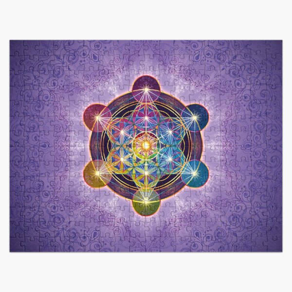 Metatron's Cube Merkabah Jigsaw Puzzle