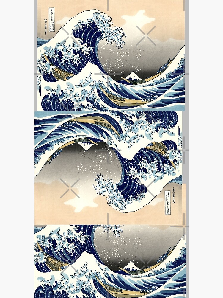 The Great Wave off Kanagawa - Hokusai by SuperAceDesigns
