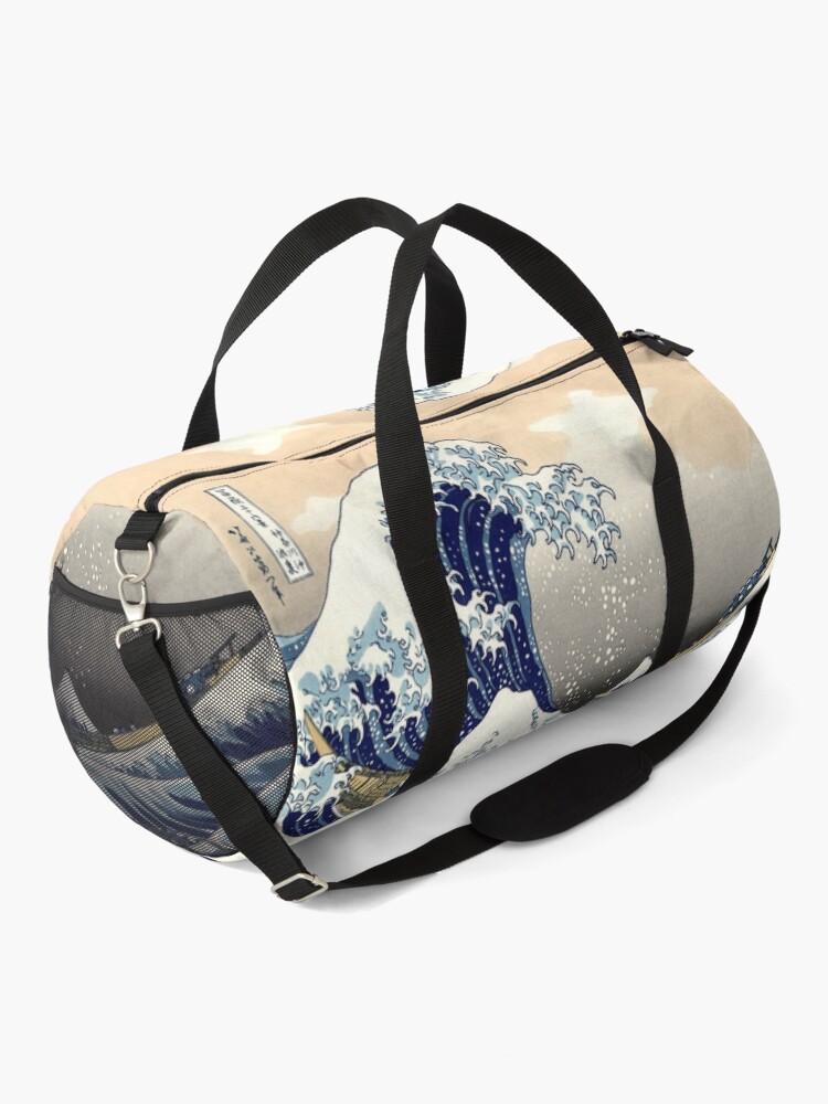 Alternate view of The Great Wave off Kanagawa - Hokusai Duffle Bag