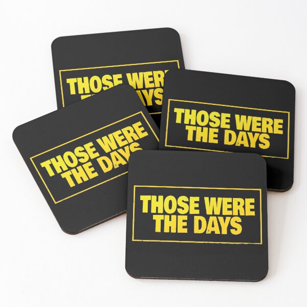 Item preview, Those Were The Days (Funny Nostalgia Quote • Vintage Retro Distressed Sign Board) designed and sold by SassyClassyMe.