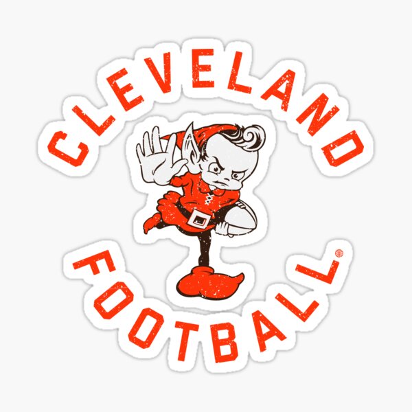 Cleveland Browns DamgoodGame Brownie Sticker