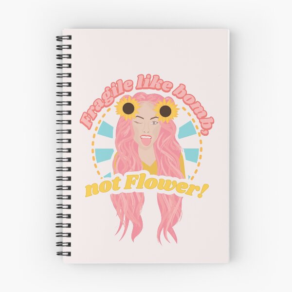 Item preview, Fragile like Bomb, not flower VSCO girl illustration designed and sold by PKdesignshop.