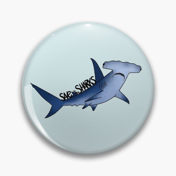 Item preview, SAVE THE SHARKS-hammerhead shark designed and sold by BEATRIZ ABAITUA.
