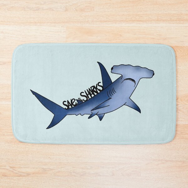 Item preview, SAVE THE SHARKS-hammerhead shark designed and sold by BEATRIZ ABAITUA.