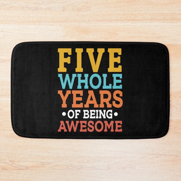 Item preview, 5th Birthday Five Whole Years Of Awesome, Age 5 designed and sold by haselshirt.