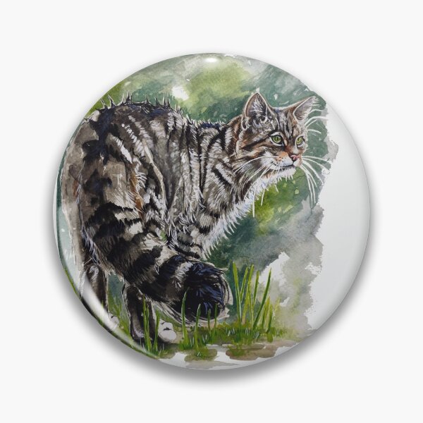 Item preview, Scottish wildcat designed and sold by PerjamosyArt.