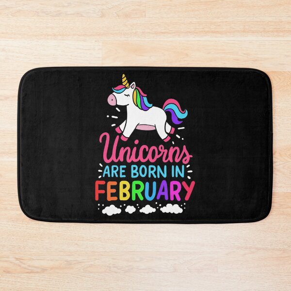 Item preview, Unicorns Are Born In February Birth Month Birthday Gift designed and sold by haselshirt.