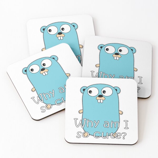 Item preview, Go Lang - Why am I so cute? designed and sold by codingpotato.