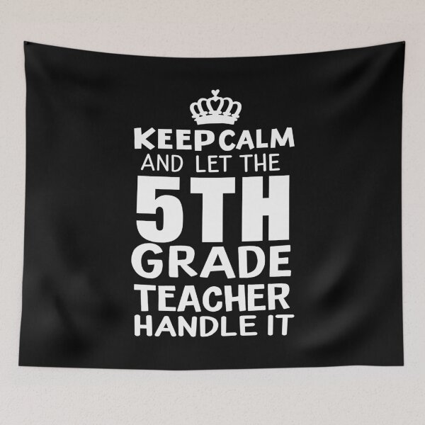 Item preview, Keep Calm 5th Grade Teacher - Teacher's Day Gift designed and sold by haselshirt.