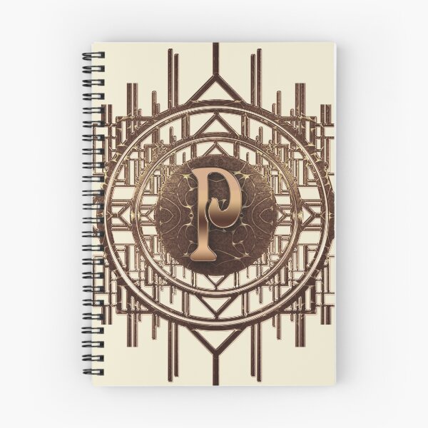 Item preview, Art Nouveau Letter P Monogram Art Deco Vintage Alphabet designed and sold by Xarah.